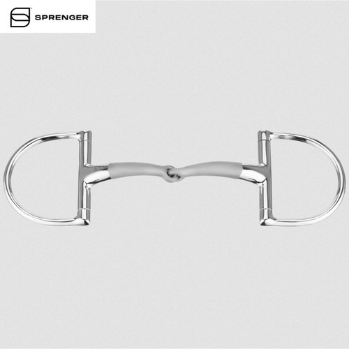 Sprenger satinox ring trense - satinox, d-ring