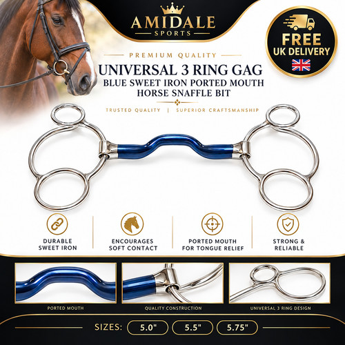 Universal ring knebel - knebel, blau