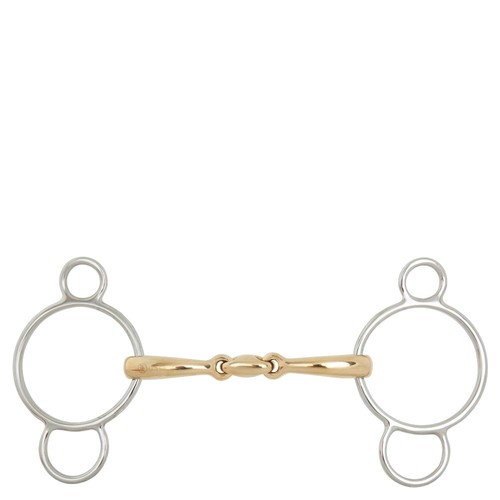 Ring trense gebiss soft - 3-ring,